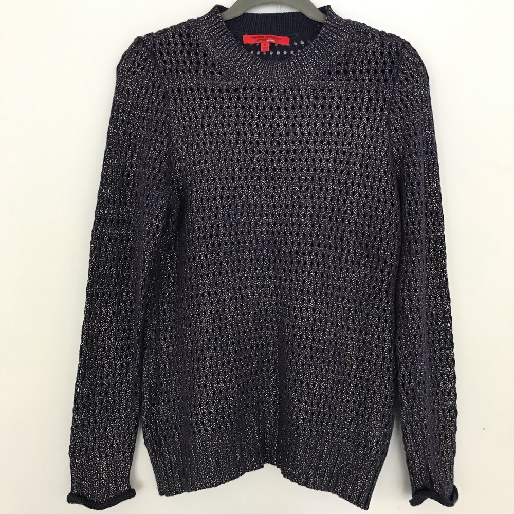 Narciso Rodriguez shinmery metalic top size M